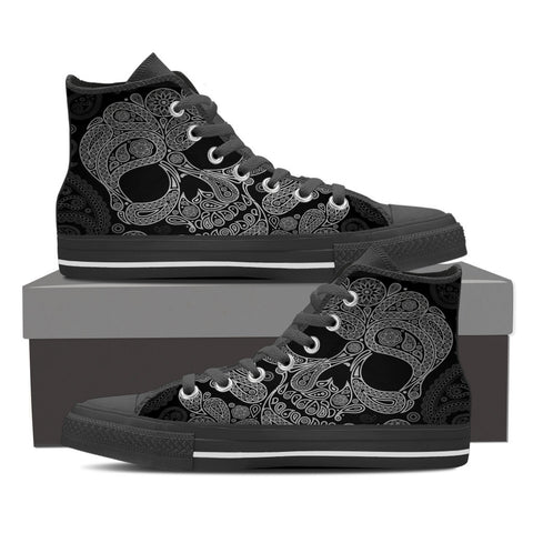 Black Skull Sneakers