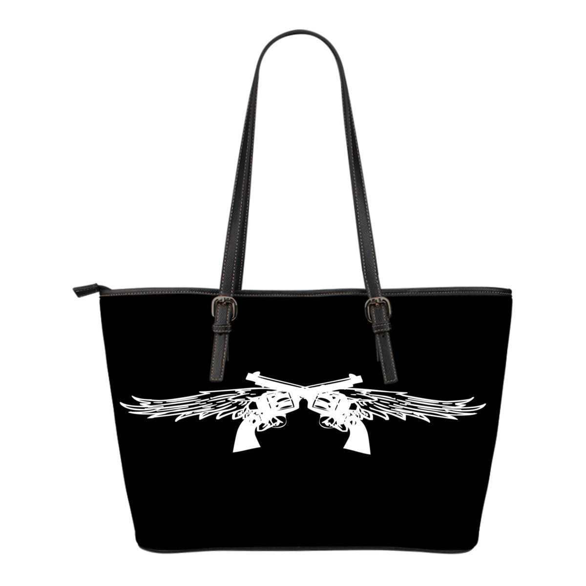 Pistol Wings Leather Tote