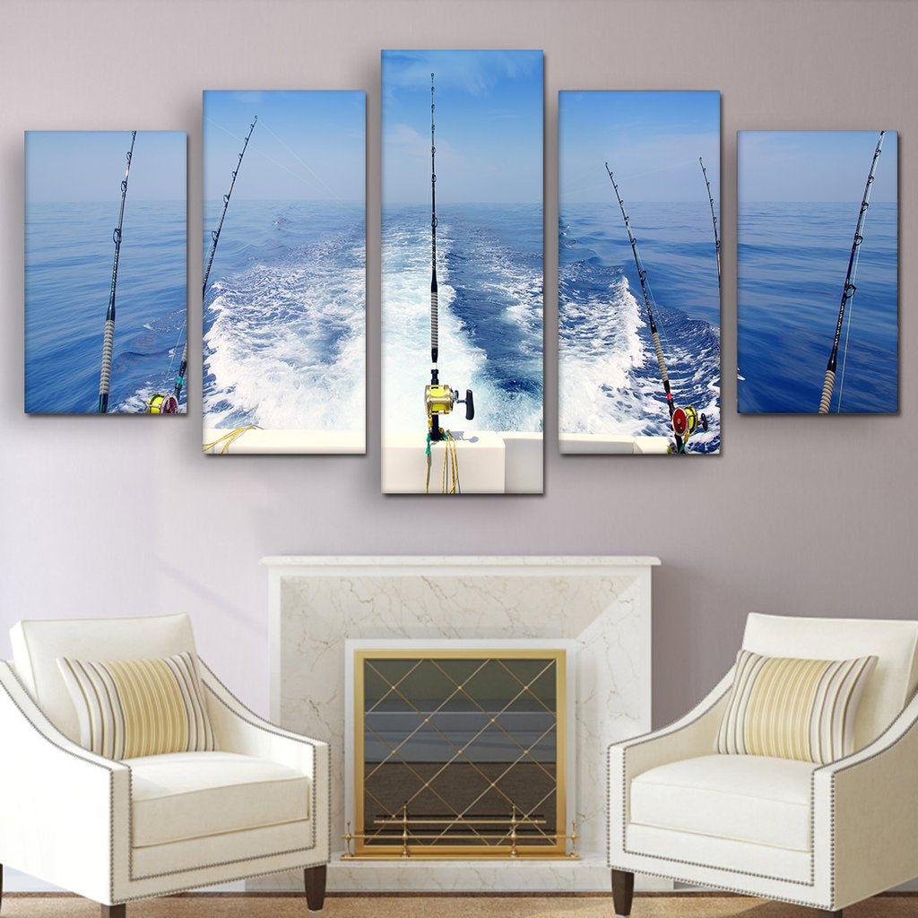 Deep Sea Fishing Canvas Set