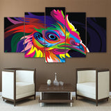 Rooster Abstract Canvas Set