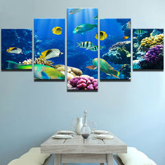 Sea Life Canvas Set