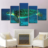 Sea Turtle Glide Canvas Set
