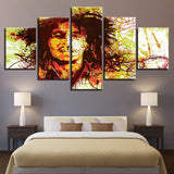 Bob Marley Abstract Canvas Set