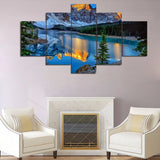 Fire Mountain Lake Canvas Set