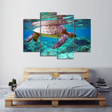 Sea Turtle Reef Canvas Set