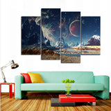 Space Mountain Canvas Set