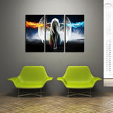 Angel Fire and Ice Canvas Set