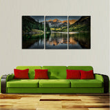Mountain Lake View Canvas Set