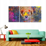 Watercolor Dog Canvas Set