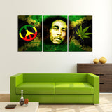 Marley Peace Cannabis Canvas Set