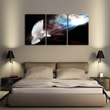 White Dove Holy Spirit Canvas Set