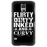 Flirty Dirty Inked And Curvy Cell Phone Case