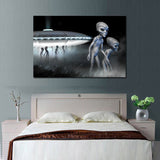 Alien Space Ship Canvas Set
