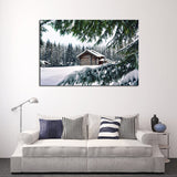 Ski Resort Chalet Cabin Canvas Set