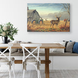 Barn Deer Canvas