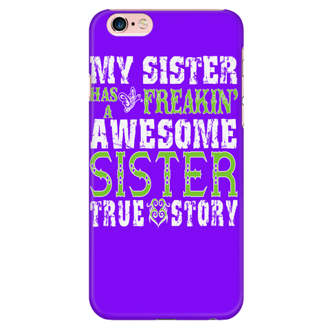 My Sister Cell Case Purple