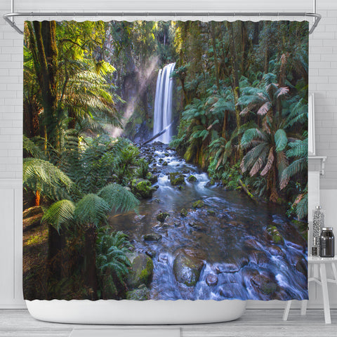 Rainforest Falls Shower Curtain