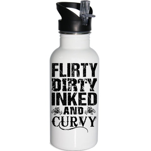 Flirty Dirty Inked And Curvy Water Bottles