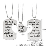 Daddy's Girl Mama's World Necklaces - Key Chains