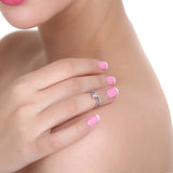 Heart Austrian Crystal Toe or Mid Finger Ring