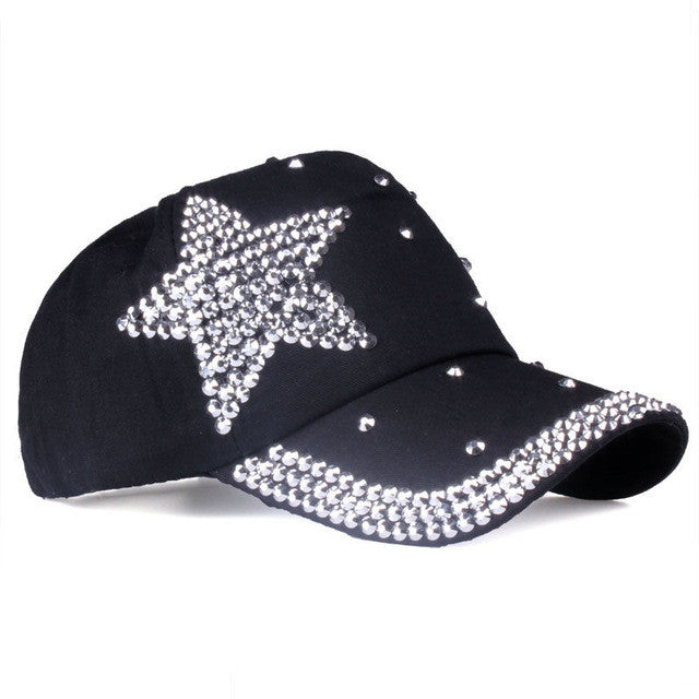 Rhinestone Star Baseball Cap