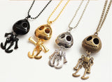 Big Eyes Skull Head Pendant Long Chain Necklace - Giveaway