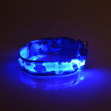 Camouflage Lighted Dog Collar