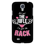 He's Got the Rifle I've Got the Rack Cell Phone Case