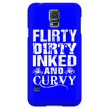 Flirty Dirty Inked And Curvy Cell Phone Case