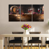 Wine Lovers Canvas Set